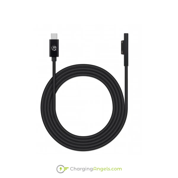 USB-C male to Microsoft Surface charging cable for Surface Pro, Laptop/Laptop 2, Book, Go/Studio - Image 3